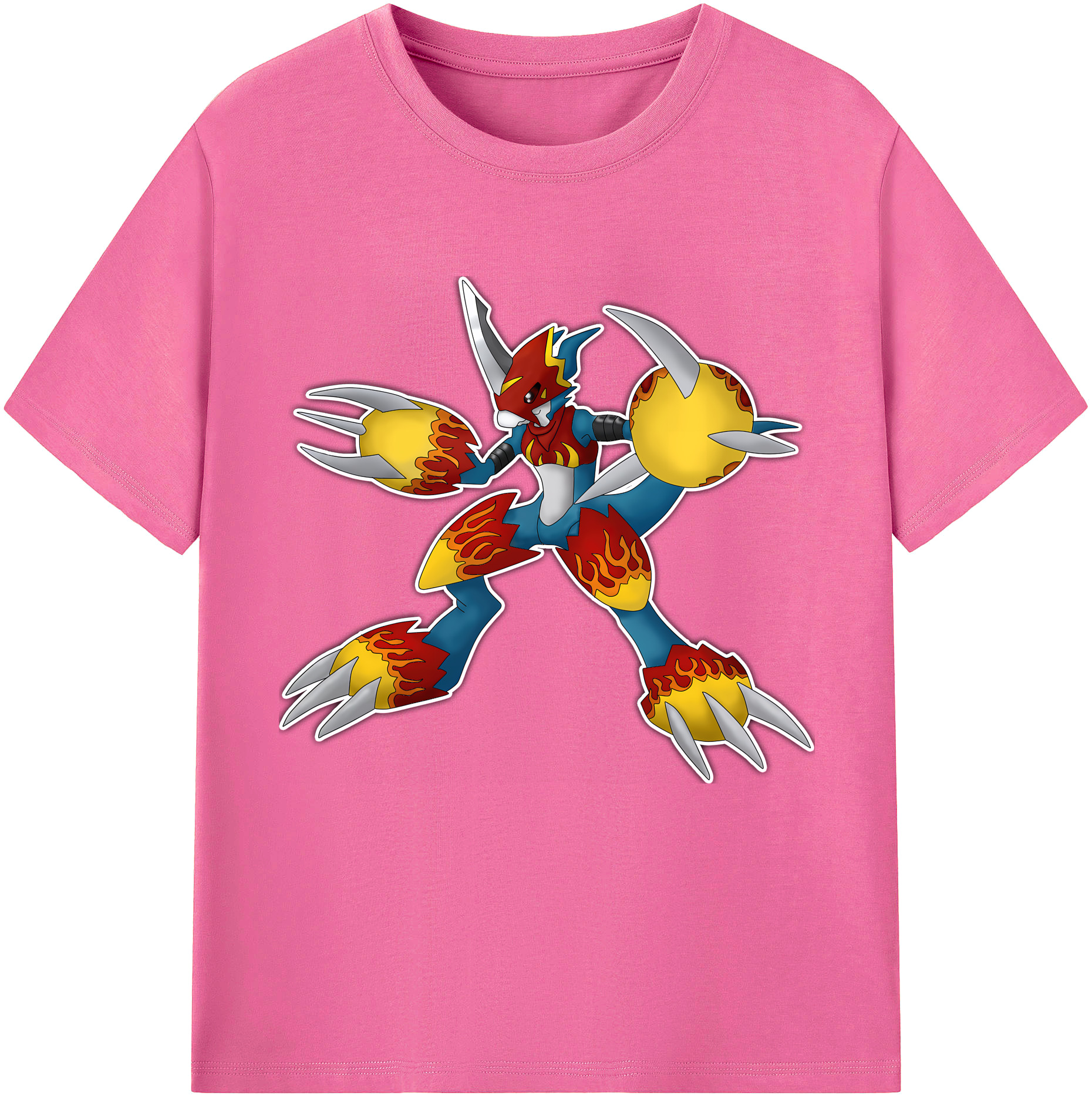 （画像用） Digimon デジタルモンスター/デジモン レディースカジュアルプリントTシャツ（綿100％）